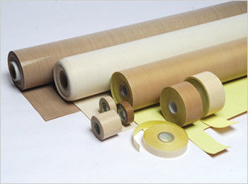 Bande à hautes températures de fibre de verre d'isolation/bande résistante à la chaleur de tissu en verre de PTFE fournisseur