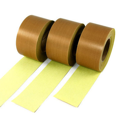 Bande à hautes températures de fibre de verre d'isolation/bande résistante à la chaleur de tissu en verre de PTFE fournisseur